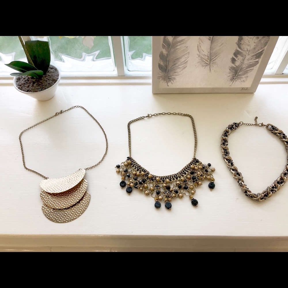 Bundle of necklaces, 3 for 12 or 5 each